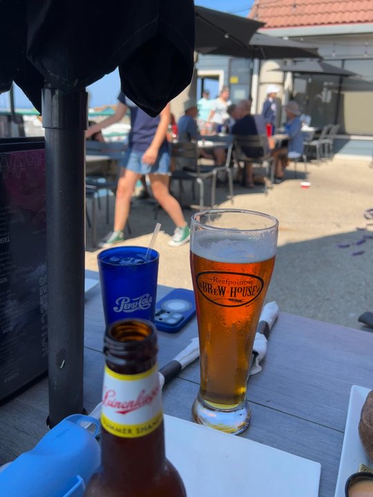 Reefpoint Brew House - View of outdoor seating area. - New American Near Me - Racine, Wisconsin
