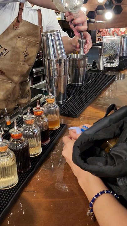 The Lasseter - Best bartender here doing his thang - Cocktail Bars Near Me - Miami, Florida