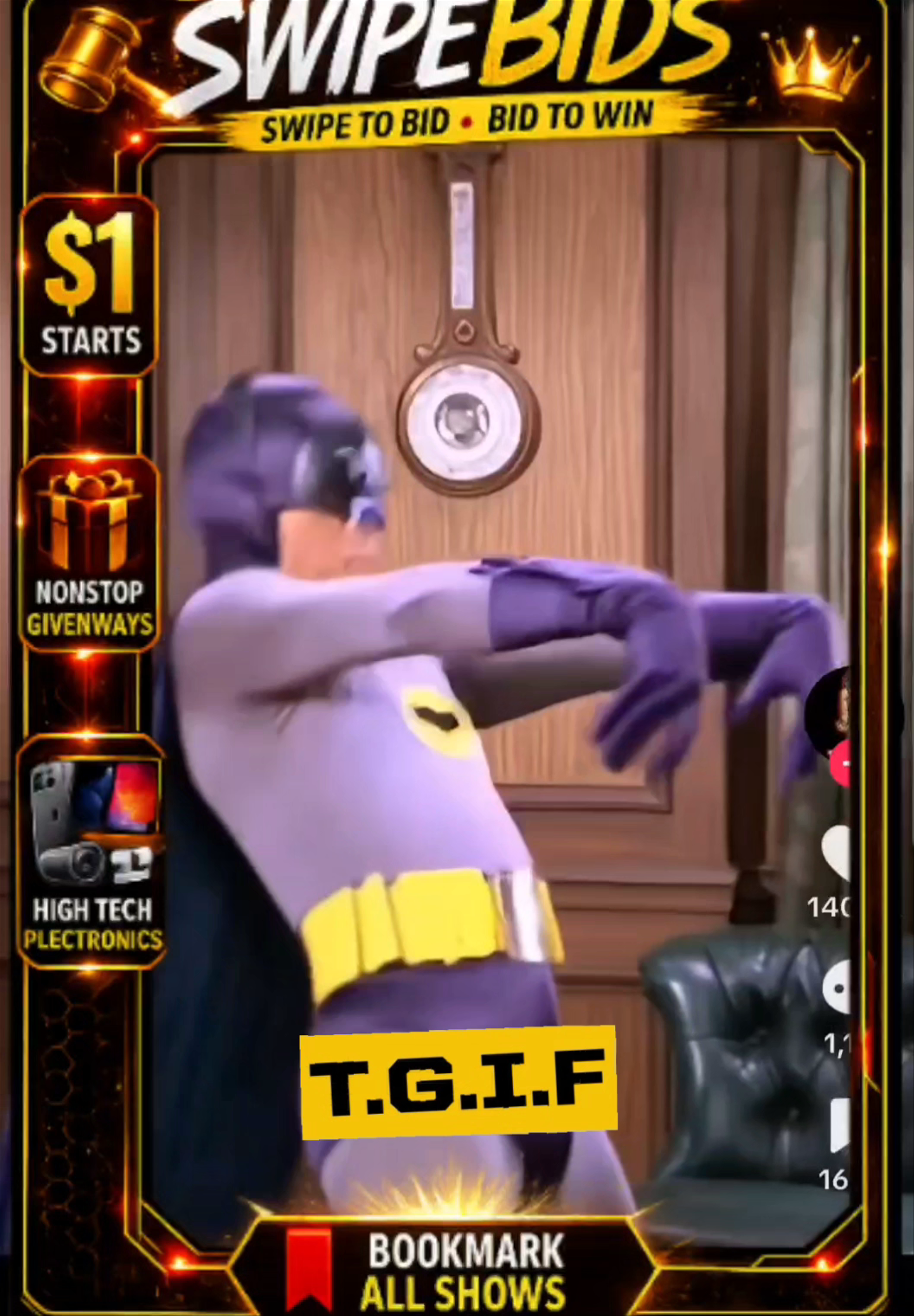 Thumbnail for live show