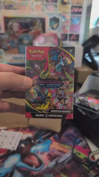 Pokemon Fantasmal Flames Booster Bundle