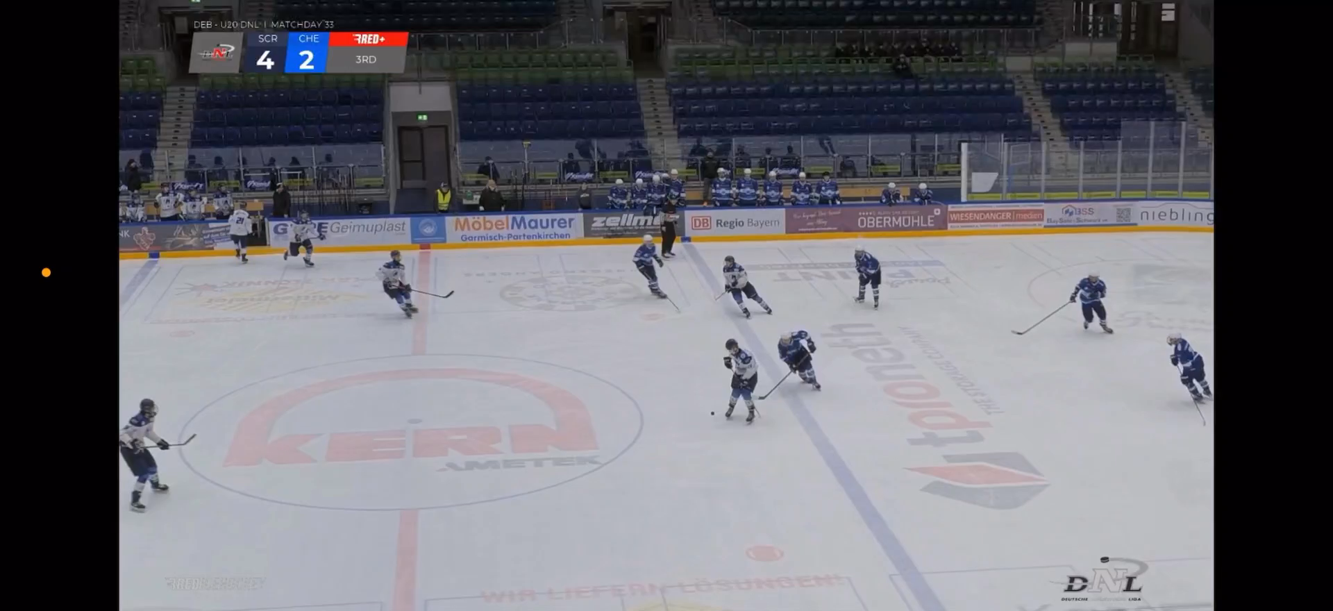 Luca Steinle's Best Moments: SC Riessersee U20 Highlights hard hit defesive zone