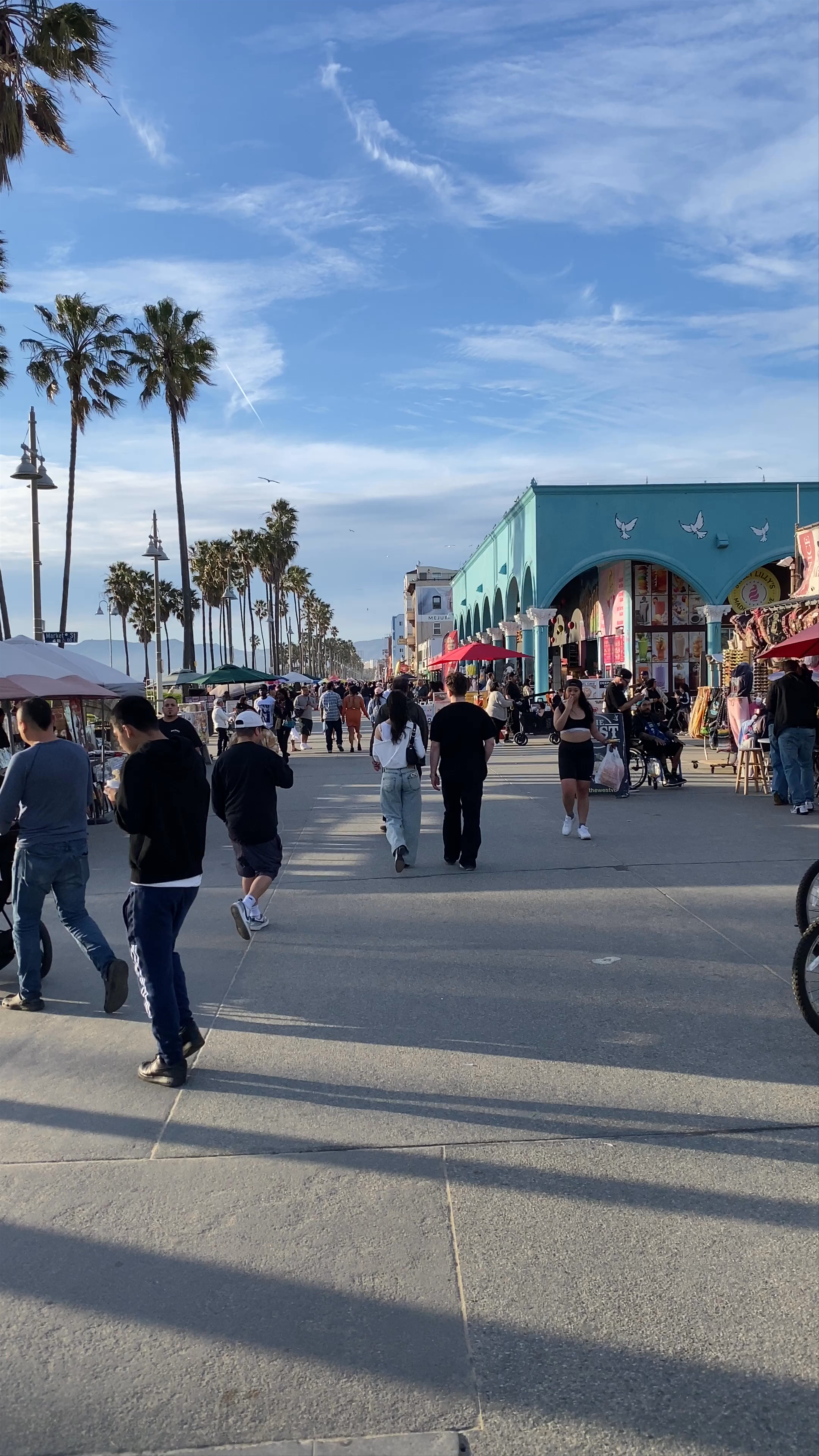 Vibrant Stroll Along Venice Boardwalk, Los Angeles
