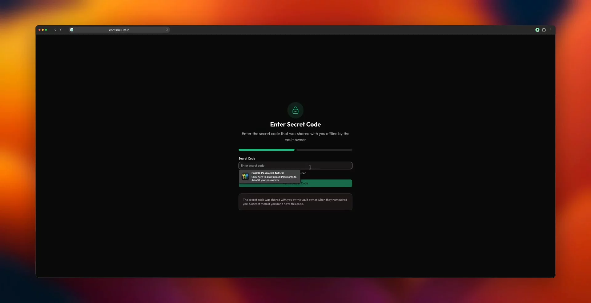 Continuuum - Secure Digital Asset Inheritance image 1