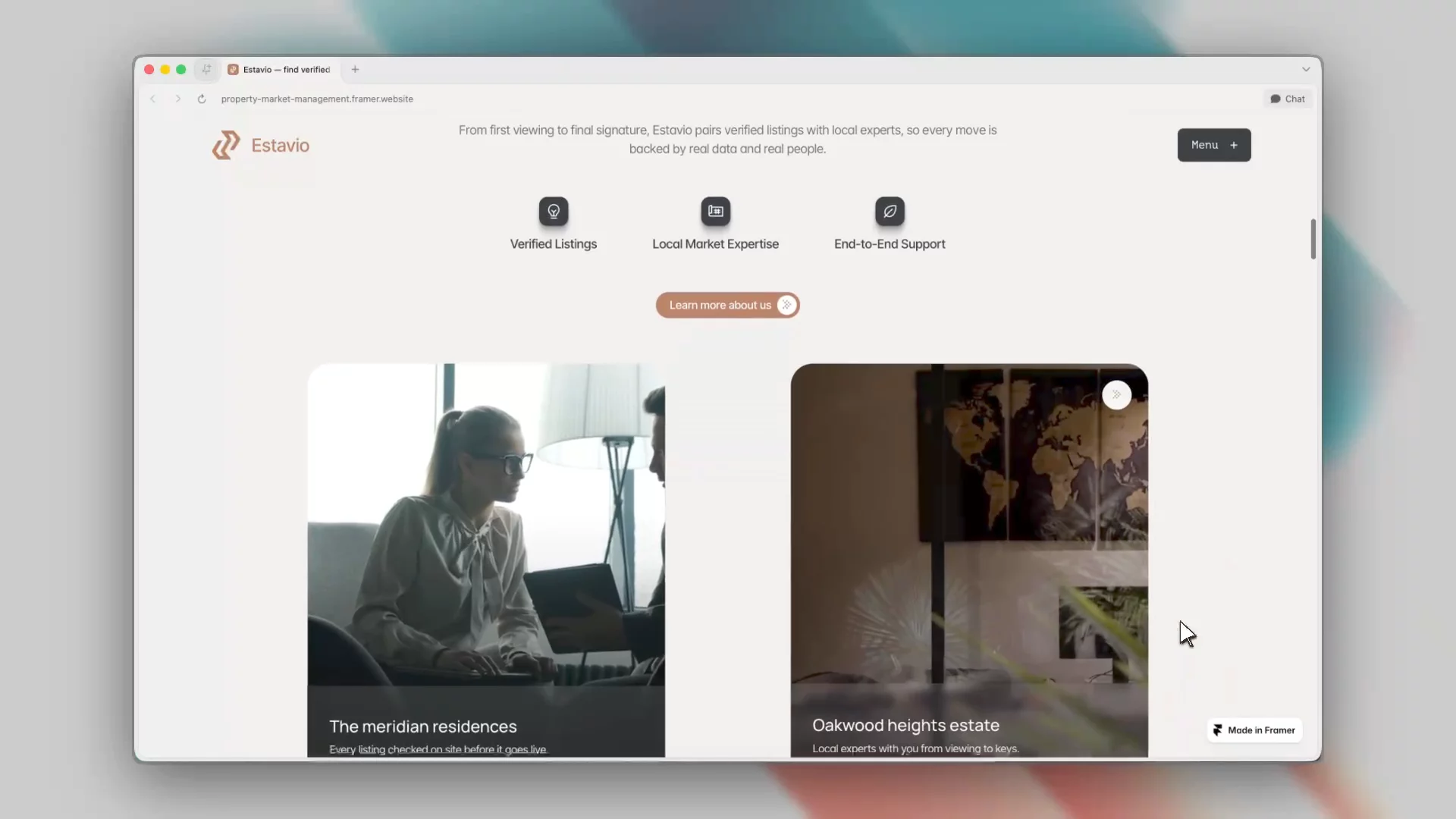 Our Real Estate template is live, and it's completely free.  modern real estate template built around how people actually buy, sell and rent. Simple flow, easy navigation.   This is v1. If it's useful to you, tell me, and I'll build the full version.