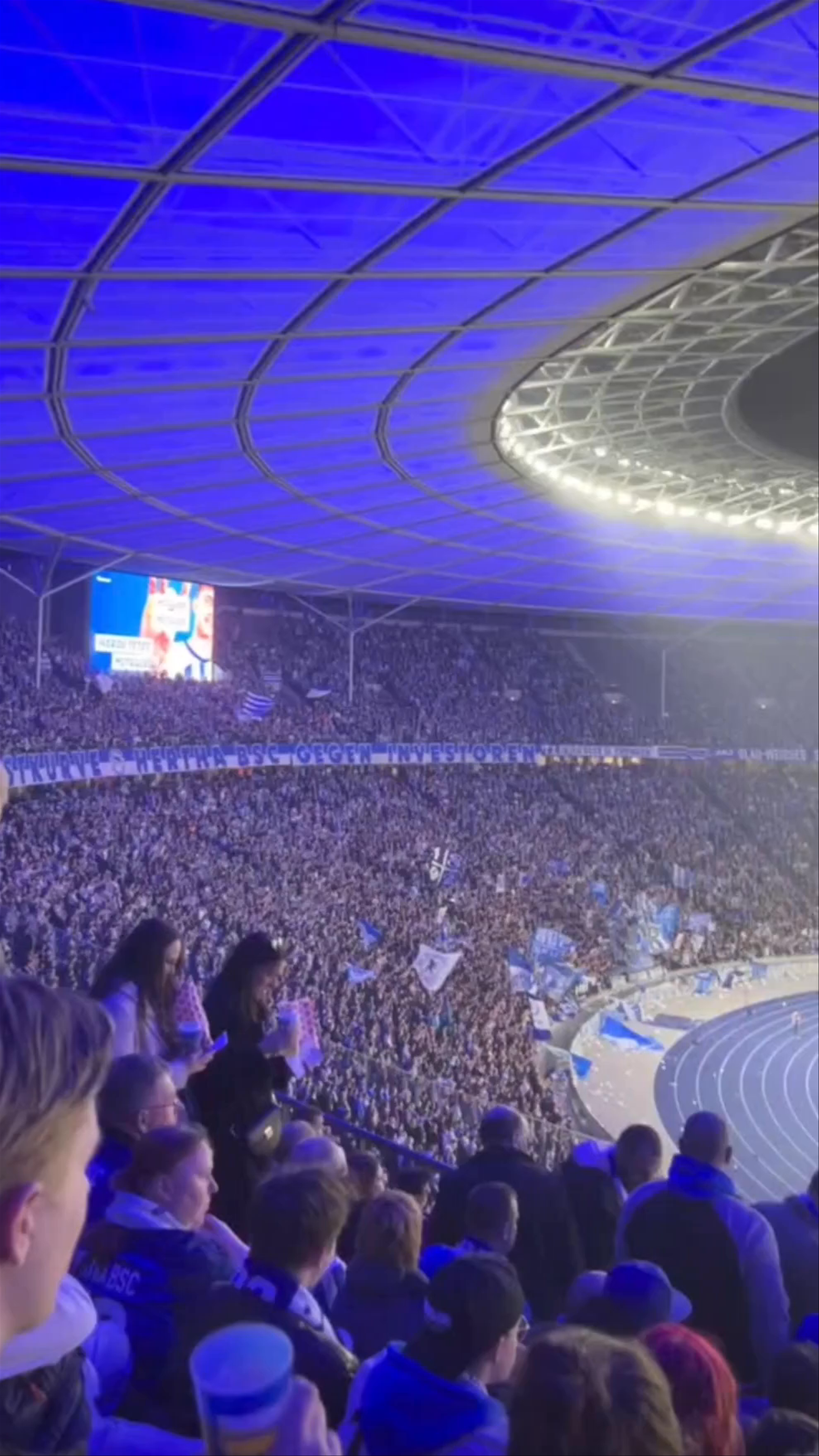 Electrifying Football Match at Olympiastadion Berlin