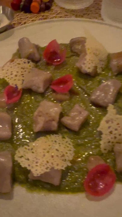 Trova - The gnocchi was cold and looked like this, not really a fan tasted ok but was cold. - Puerto Rican Near Me - Humacao, Puerto Rico