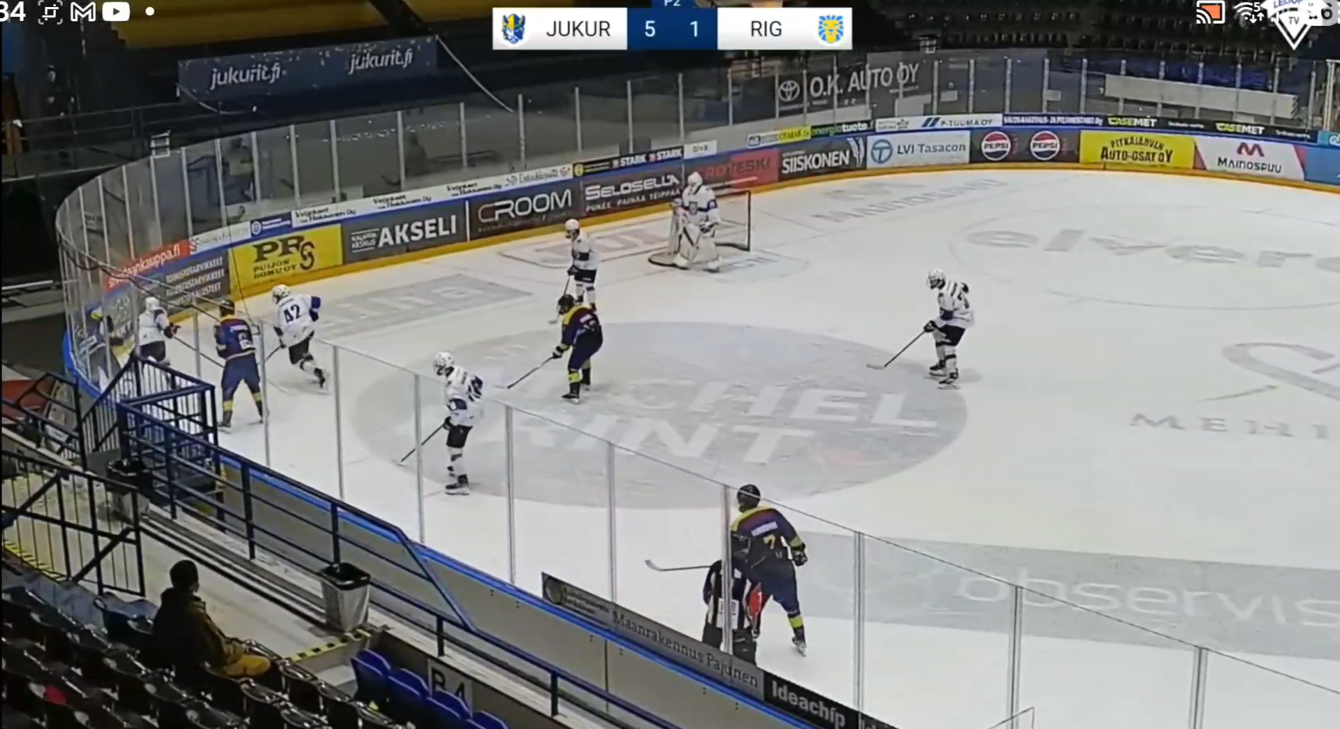 Eemeli Hirvonen's def #7 Full Shift Highlights | Jukurit U18 vs Riga HS