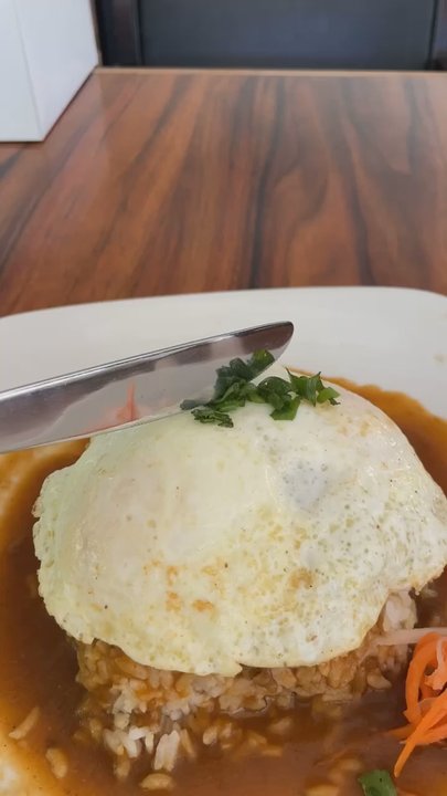 Waioli Kitchen and Bake Shop - Short Rib Loco Moco - Braised short rib, hapa rice, Demi glace, two eggs $17.75 - Breakfast & Brunch Near Me - Honolulu, Hawaii