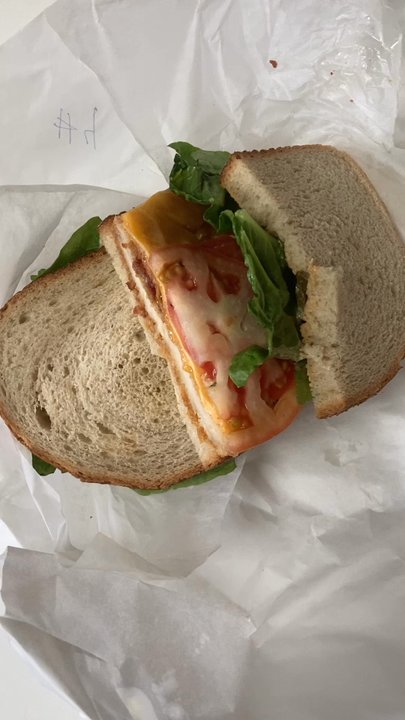 FRED 06825 - Number 4 Panko Crusted Chicken Cutlet with Bacon, Cheddar Cheese, Lettuce, Tomato's and Chipotle Aioli - Delis Near Me - Fairfield, Connecticut