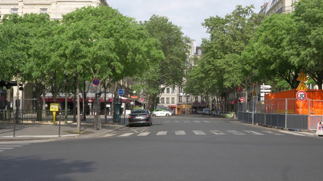 Street in Châtelet square
