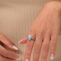 Blue Topaz ring 