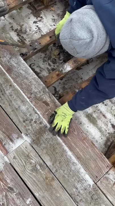 Lighthouse Roofing and Masonry - This is where the discovered an old, unused pipe under our deck that was leaking. - Roofing Near Me