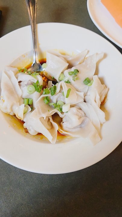 Dan Dan - Wontons in Chili Oil. $10.95 - Szechuan Near Me - Philadelphia, Pennsylvania