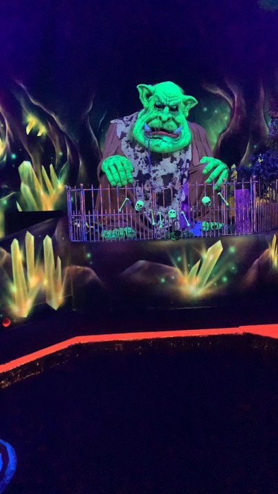 The Cave - Short flip of mini golf area - Laser Tag Near Me - Bethel, Connecticut