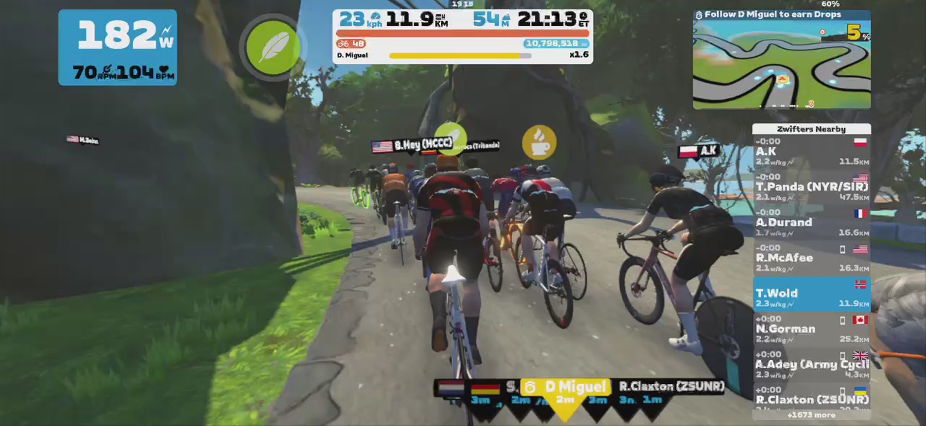 Zwift - Pacer Group Ride: Island Hopper in Makuri Islands with Miguel