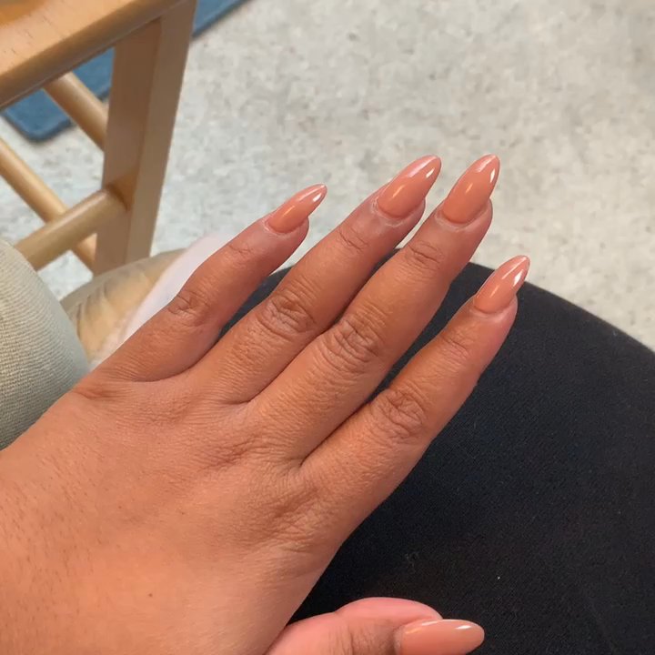 Han Nails - Almond shape. Fiberglass. Gel manicure. - Nail Salons Near Me - Carmichael, California