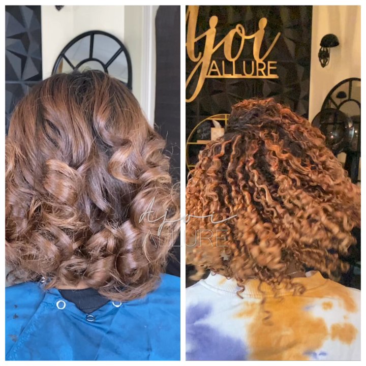 Ajoi Allure - Silk Press One Day, Curly the next! No heat damage! - Hair Stylists Near Me - Mount Vernon, New York