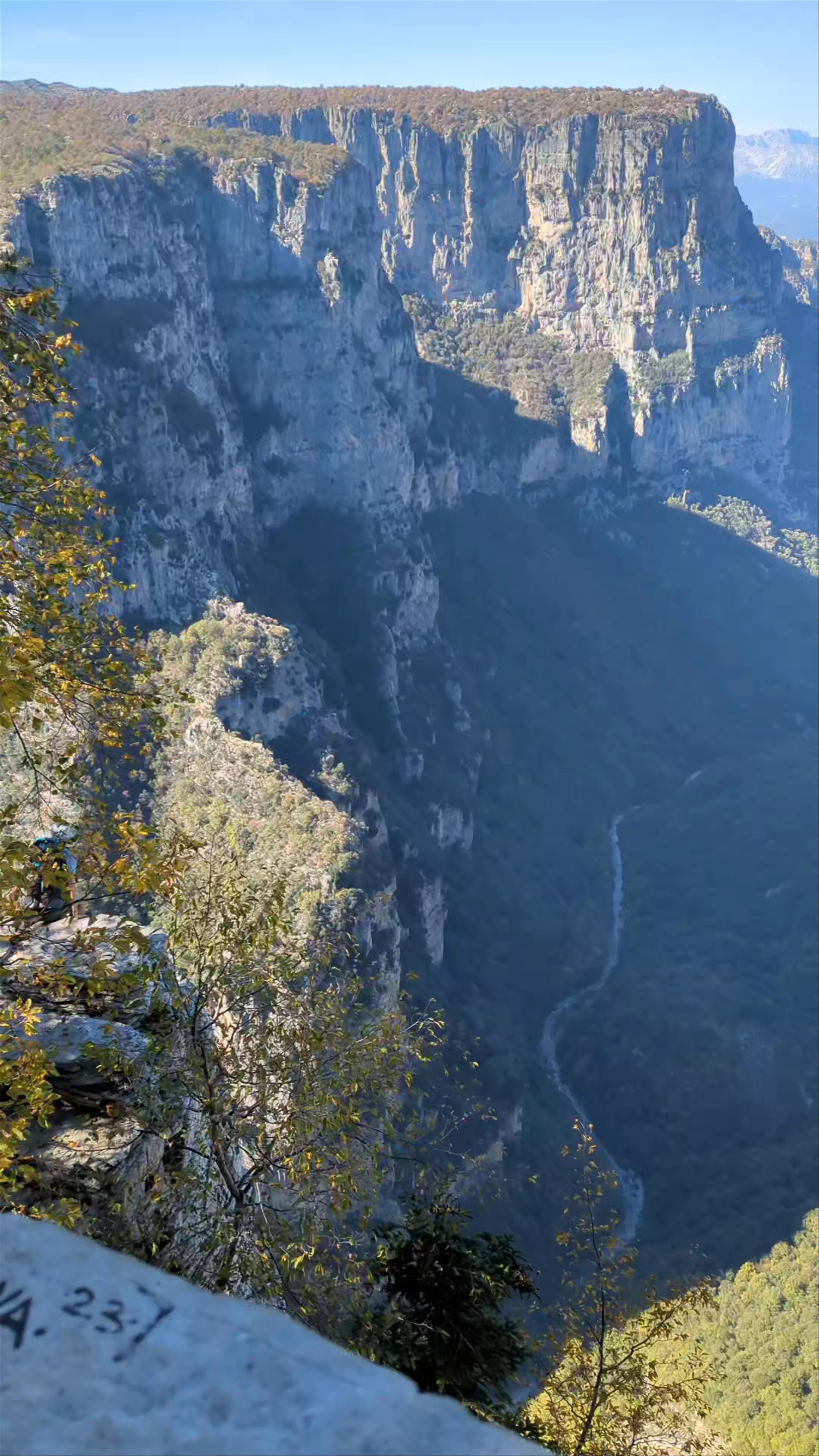 Point de vue Gorge de Vikos