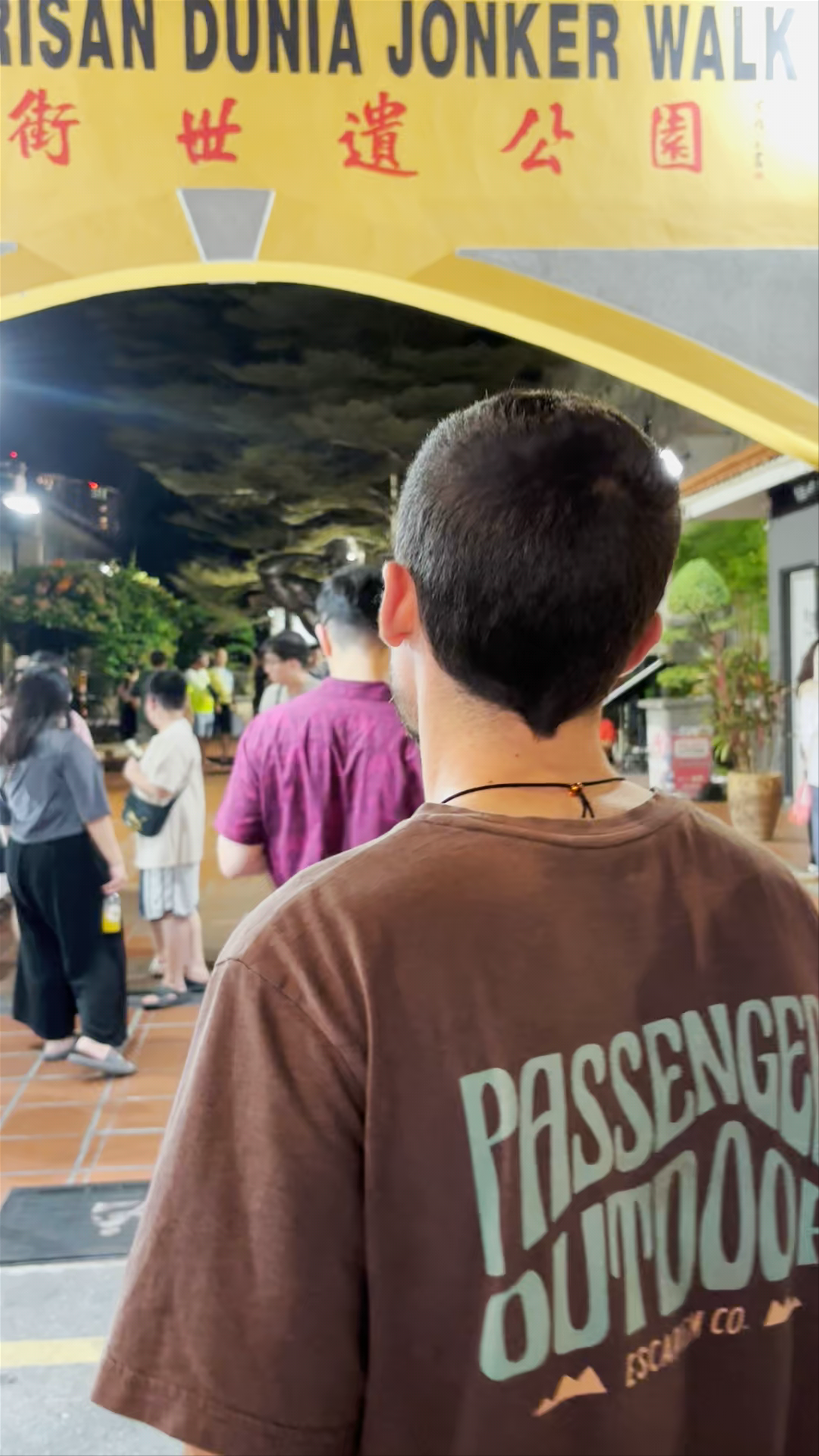Night Stroll at Taman Warisan Dunia Jonker Walk, Malacca