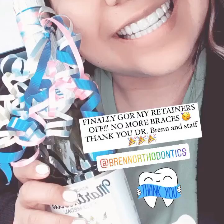 Brenn Orthodontics - No more INVISALIGN Celebration!!! Smile, smile , smile - Orthodontists Near Me - Burbank, California