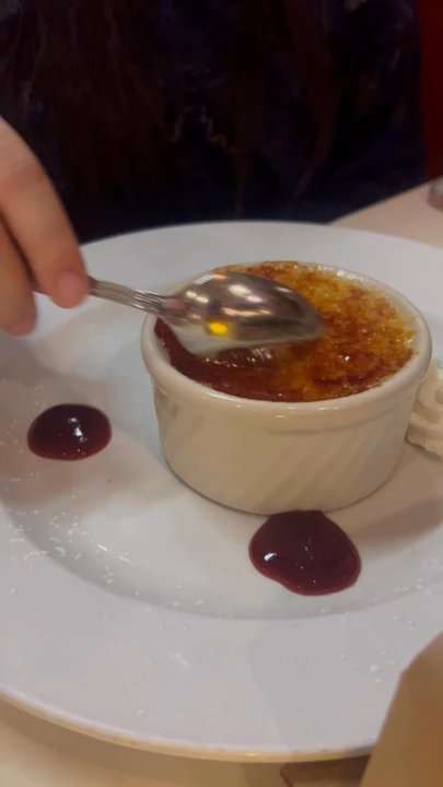 Siena Cucina Enoteca - crème brûlée - Italian Near Me - E Greenwich, Rhode Island