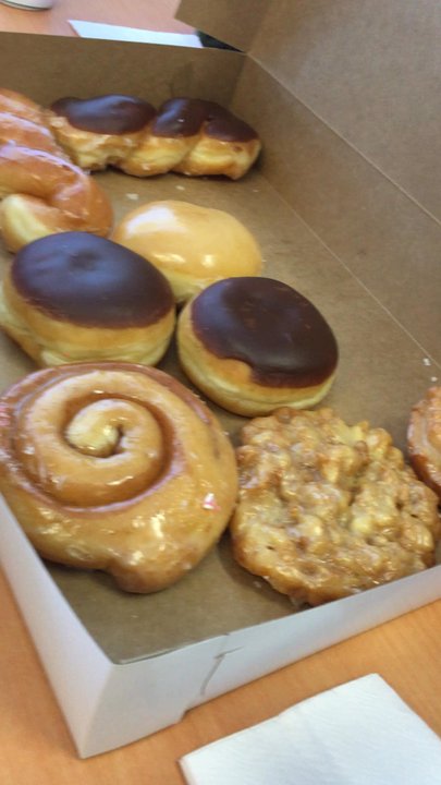Danny's Donut - Video taken too late, kids grabbed their donuts too fast. - Donuts Near Me - Glendale, Arizona