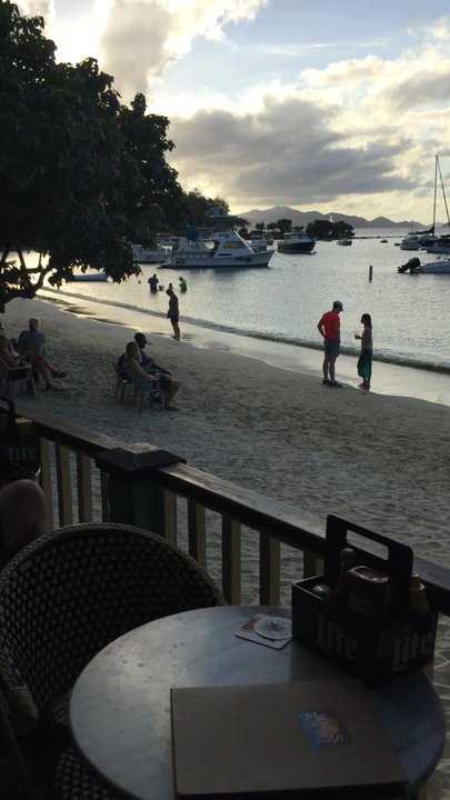 Rum Hut - What a happy hour sunset view !! - Seafood Near Me - St John, Virgin Islands