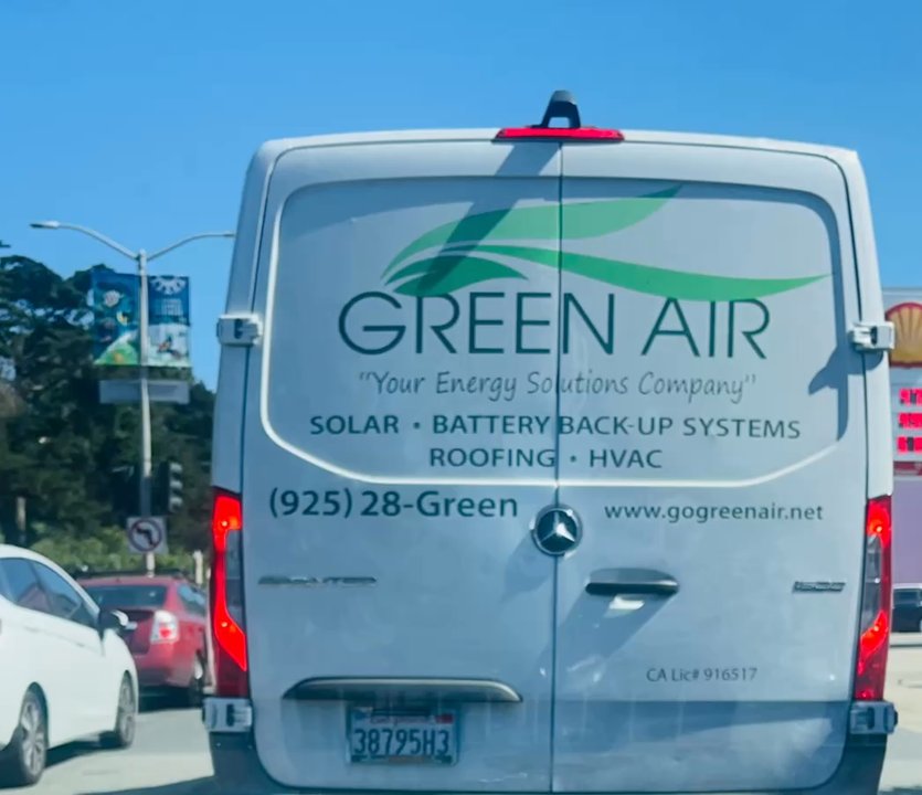 Green Air Heating and Air Conditioning - On the phone, letting everyone on the right pass and not moving forward - Heating & Air Conditioning/HVAC Near Me - Concord, California