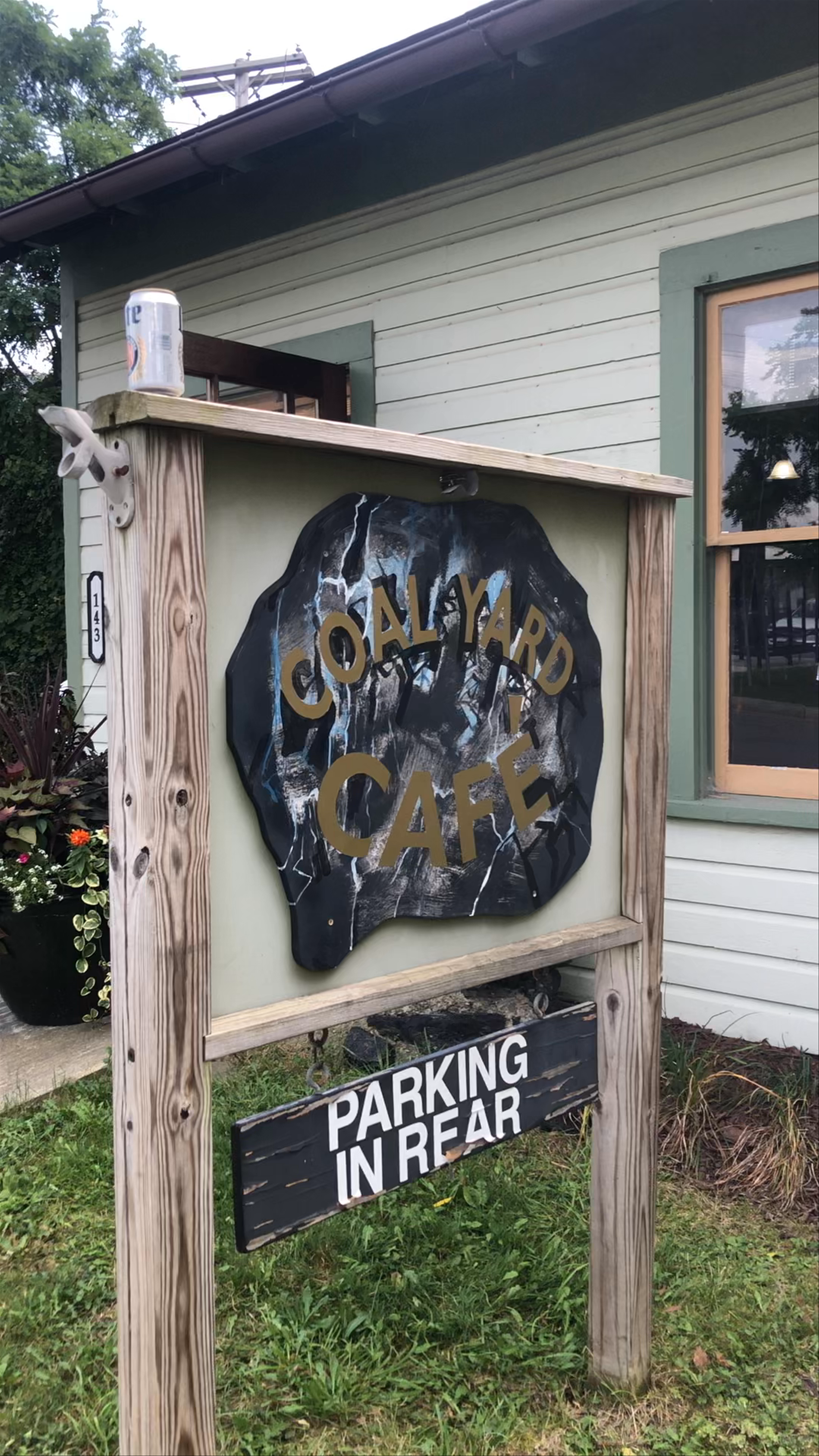 Cozy Outdoor Gathering at Coal Yard Cafe in Ithaca, New York