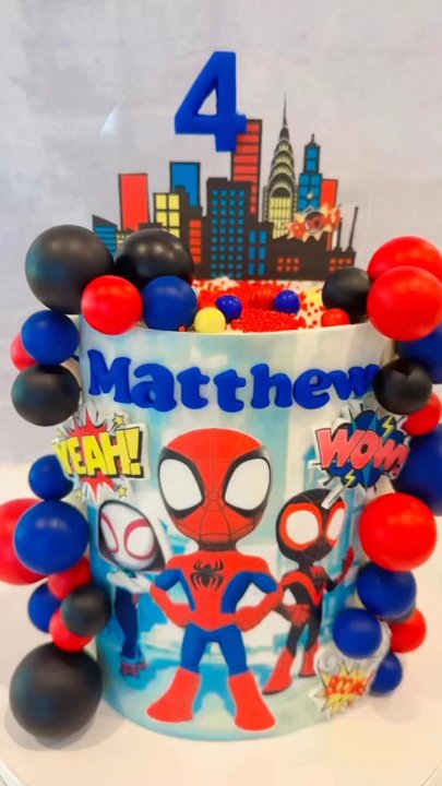 Bake & Bake - Spidey and his Amazing friends cake. - Custom Cakes Near Me