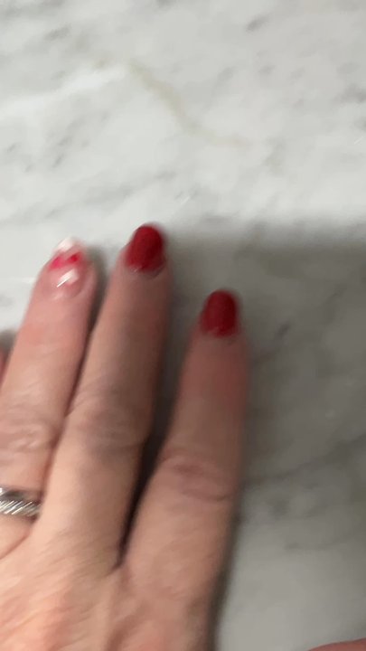 Dip nails - You can see the nail growth, the fullness of the color, the broken nail and the different shape and size of the nails!   Crappy service - Nail Salons Near Me - North Las Vegas, Nevada