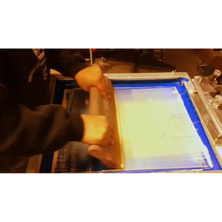 RW Screen Printing - 6 colors, quick snippet of how screen printing works - Screen Printing/T-Shirt Printing Near Me