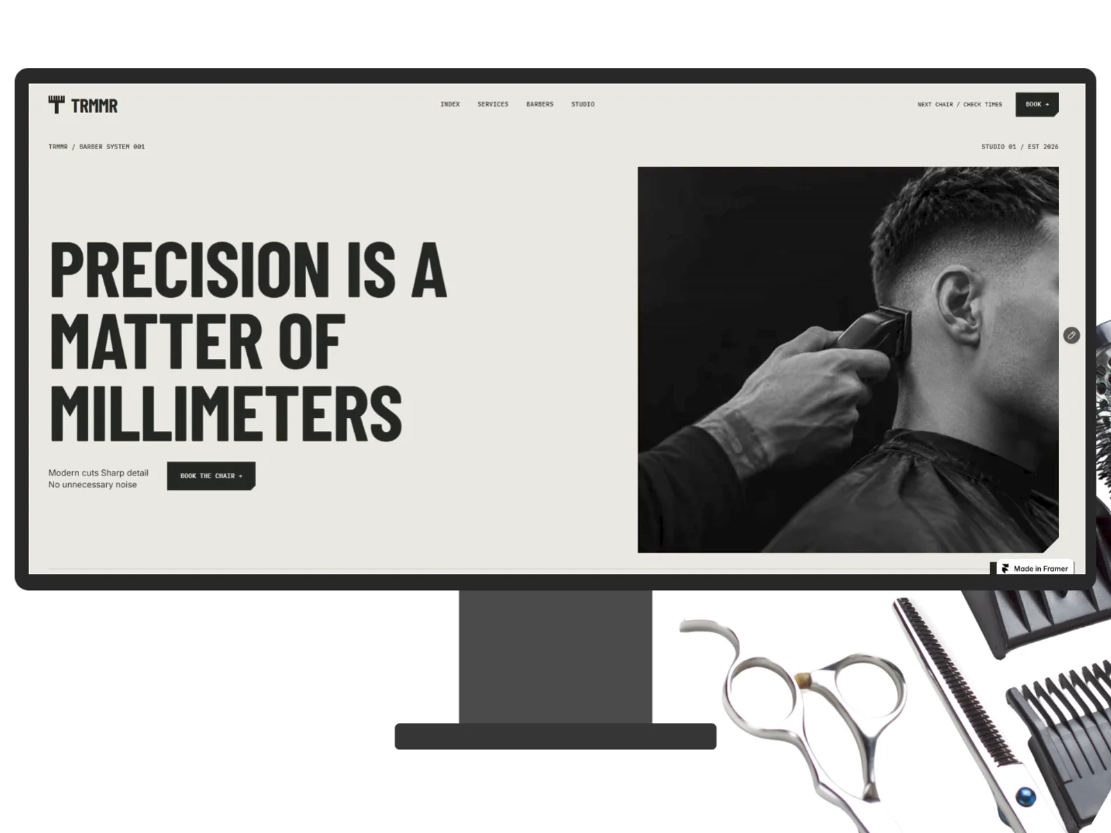 TRMMR Barber Pro
