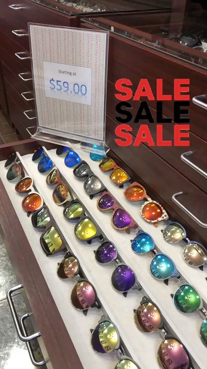 Optic Shades - Sale on Sunglasses!! Starting at $59.  #sale #sunglasses #eyewear #optical #optician #optometrist - Eyewear & Opticians Near Me - New York, New York
