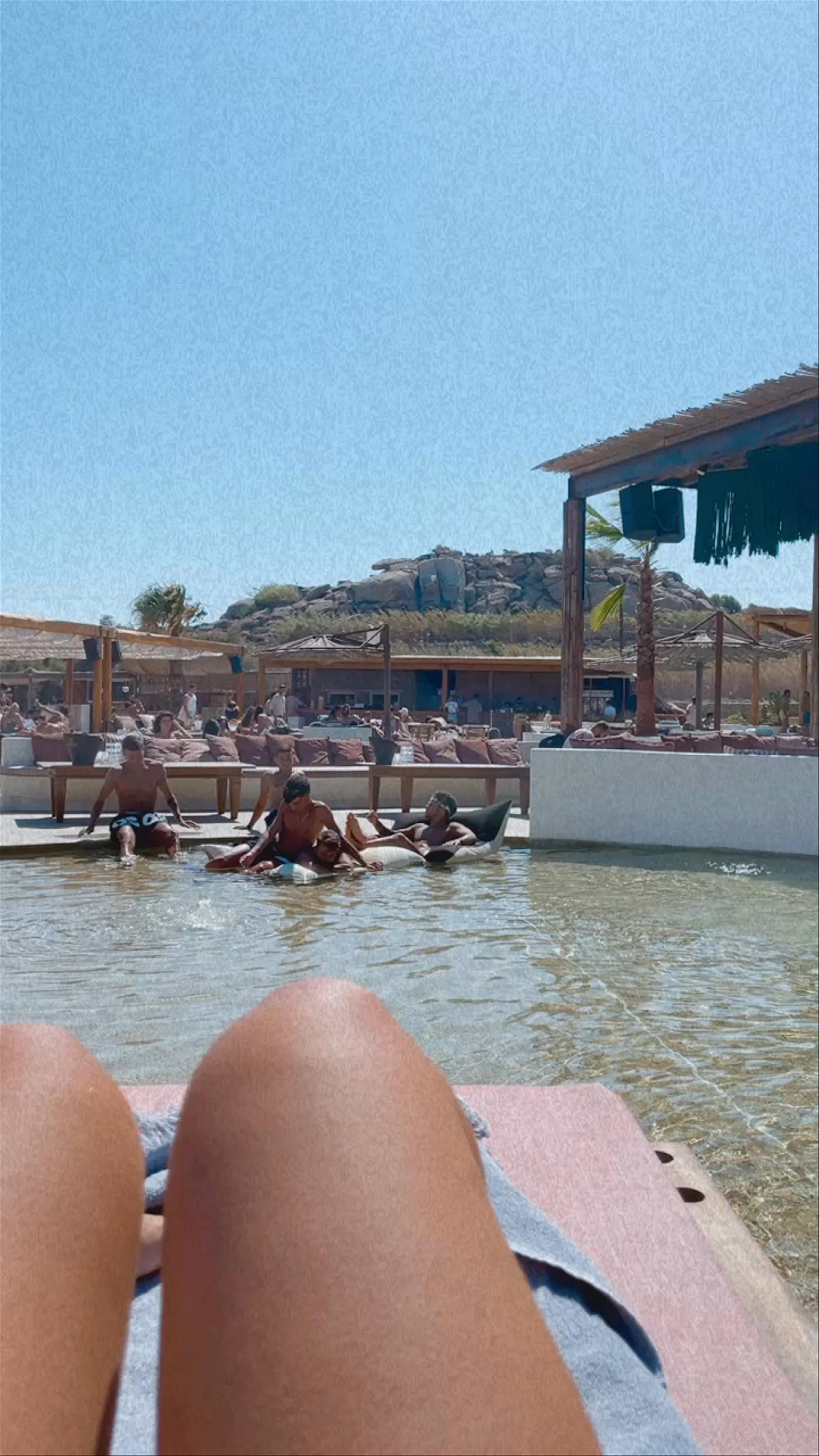 SantAnna Mykonos: Luxe Beach Club Bliss on Paraga Beach