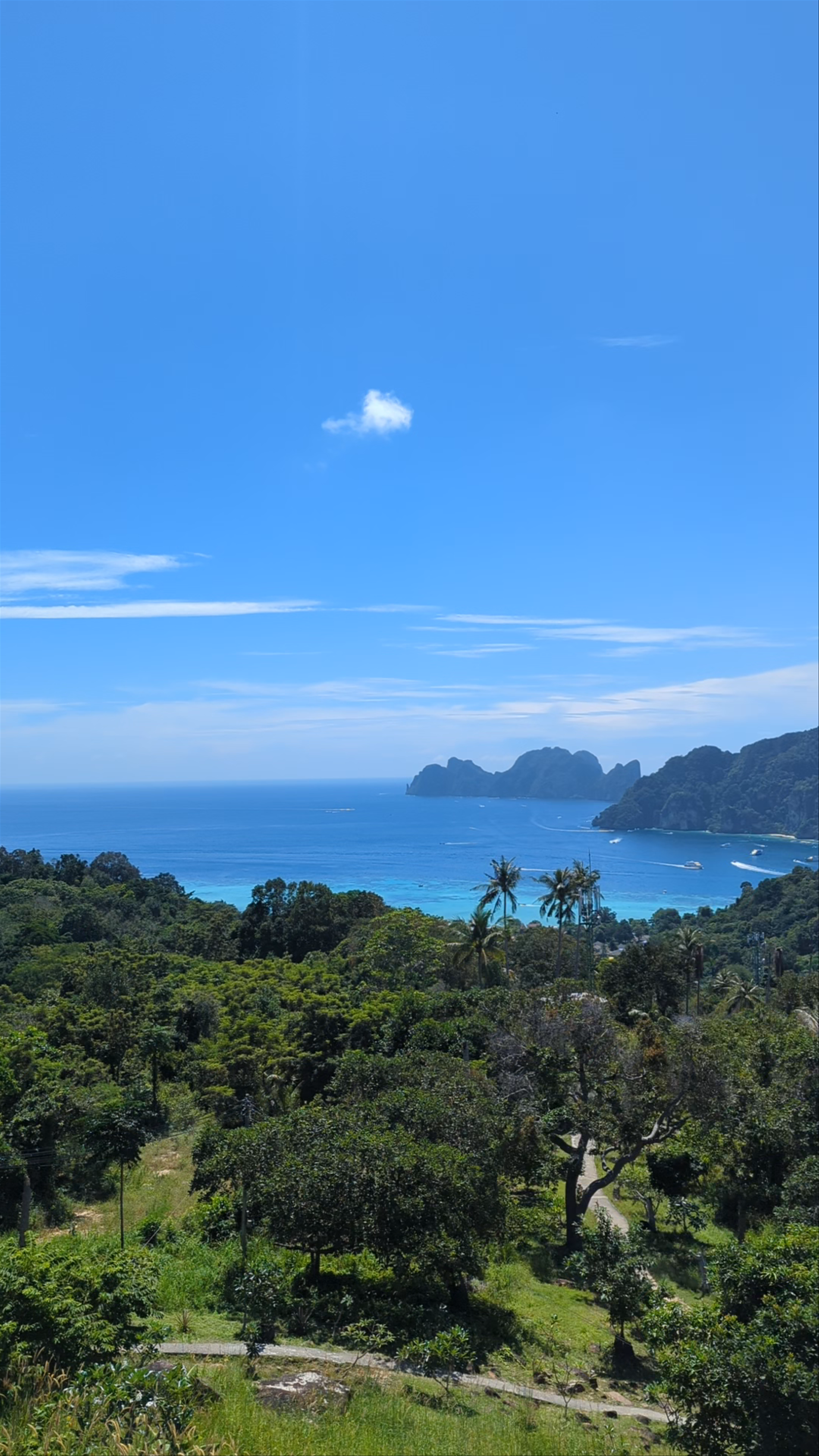 Breathtaking Panorama from Phi Phi Viewpoint 2, Krabi, Thailand