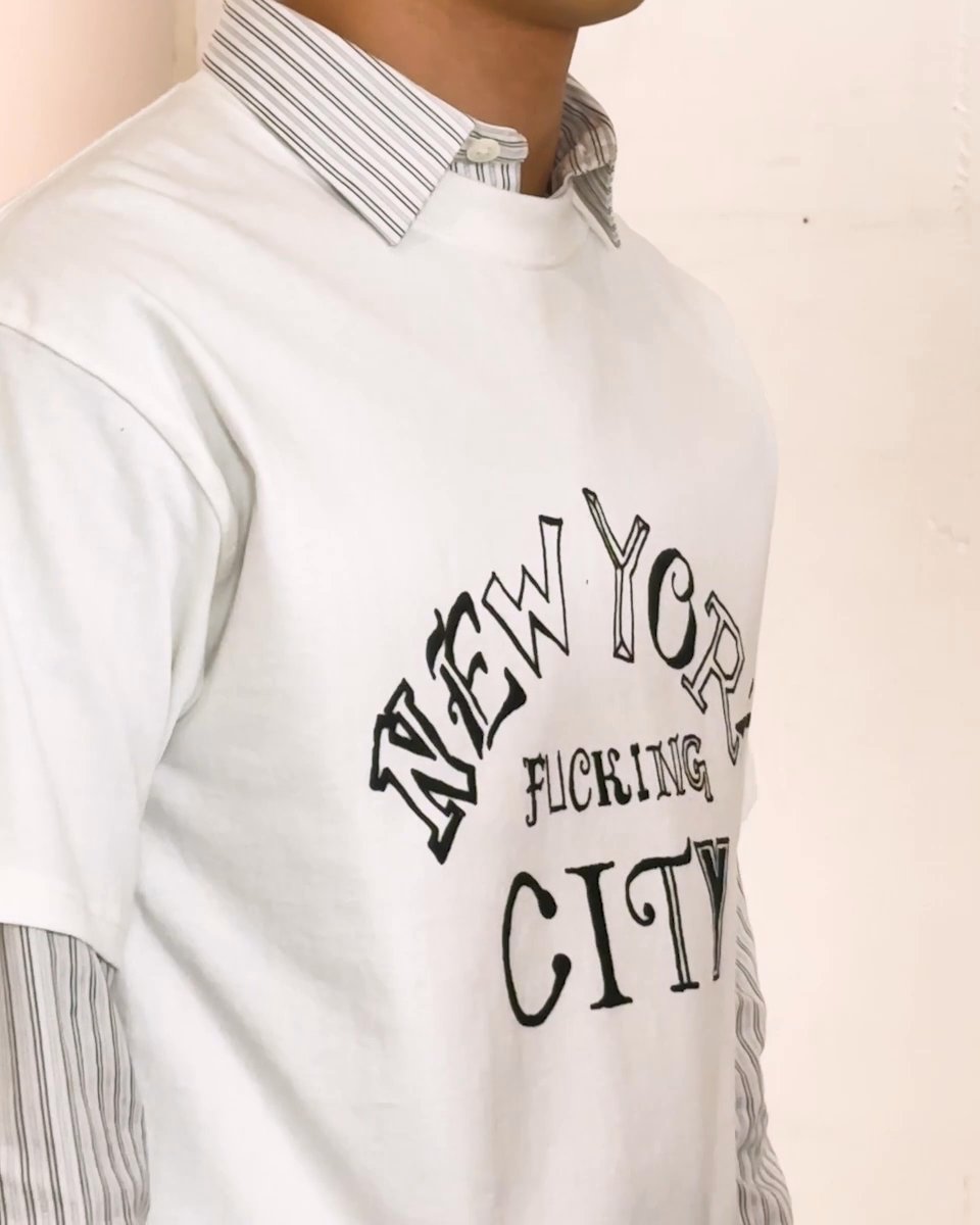 Honey Fucking Dijon x Highsnobiety – NYC T-Shirt White