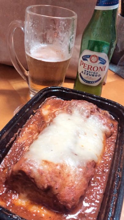 Assaggio - Dinner to go--Lasagna & Peroni - Italian Near Me - Mililani, Hawaii