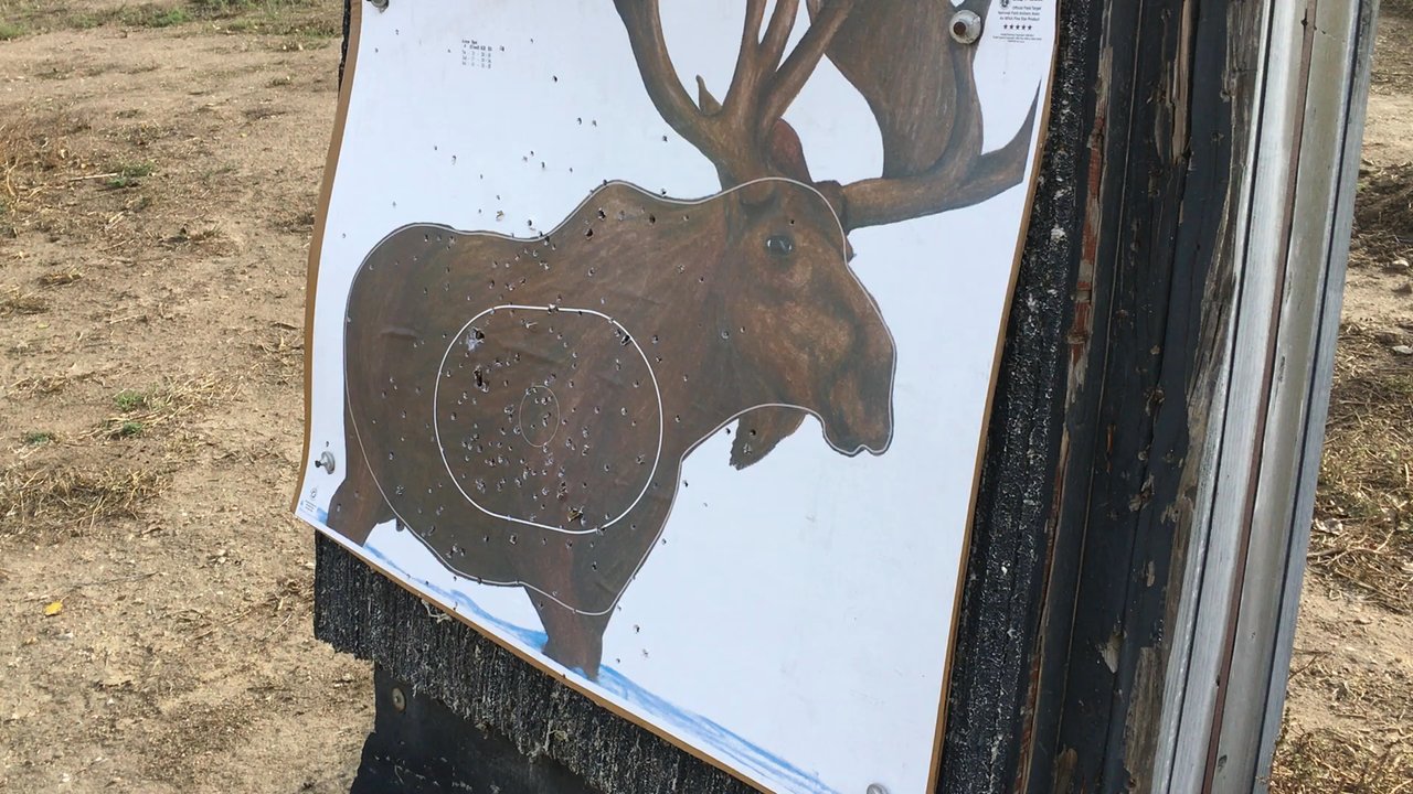 Oranco Bowmen - 65 yard up hill moose. - Archery Near Me - Chino, California