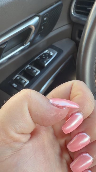 Ruby Nails and Spa - Showing it wasn't just one nail that was bad.. they all were! - Nail Salons Near Me - Mechanicsville, Virginia