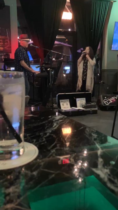 Bartisan - Jesse James band while enjoying Mini Hawaiian Chicken Skewers, onion jam and goat cheese flatbread & Chicken nachos - Cocktail Bars Near Me - Plymouth, Michigan