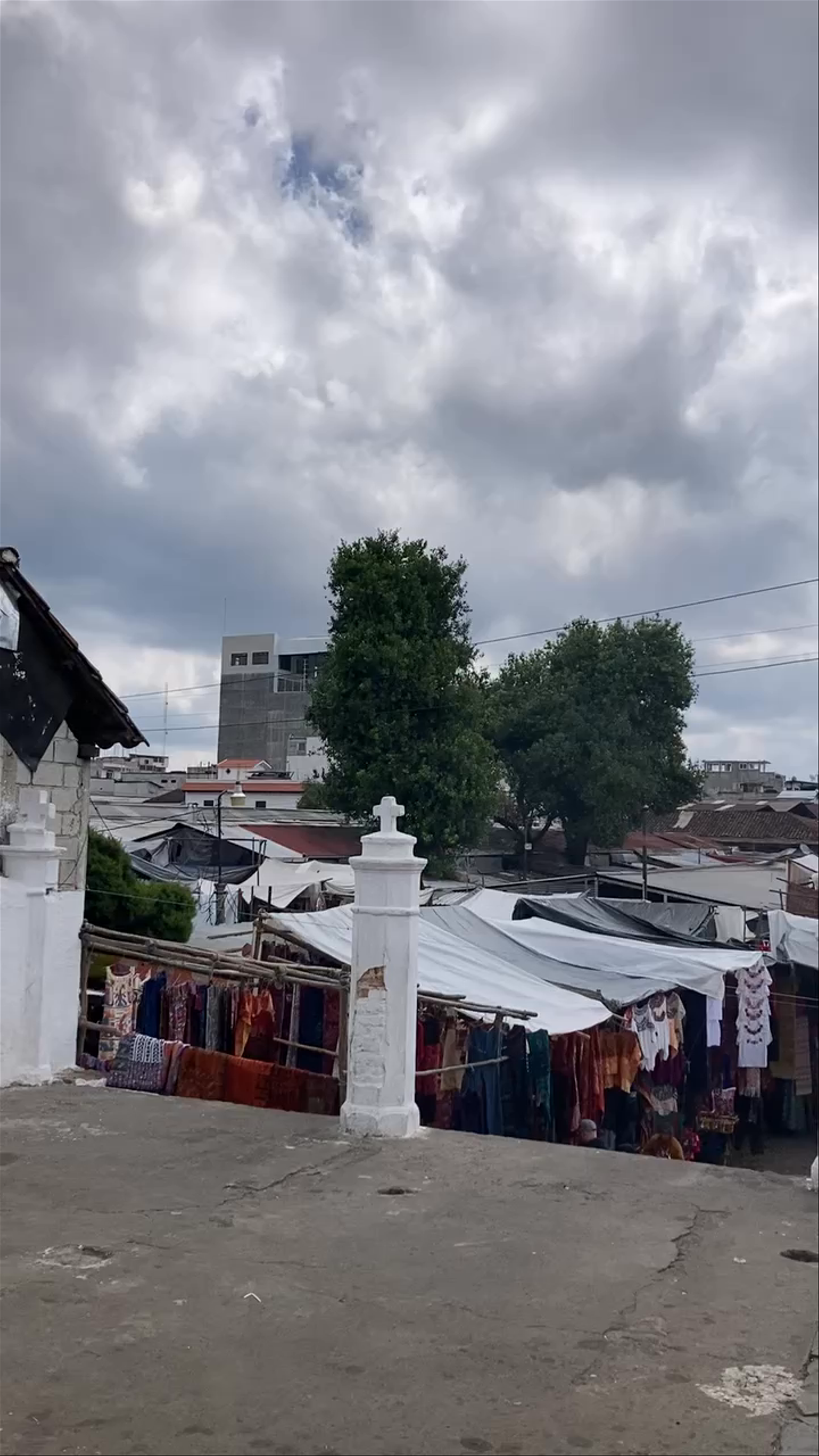 Capilla del Calvario Market Views in Chichicastenango, Guatemala