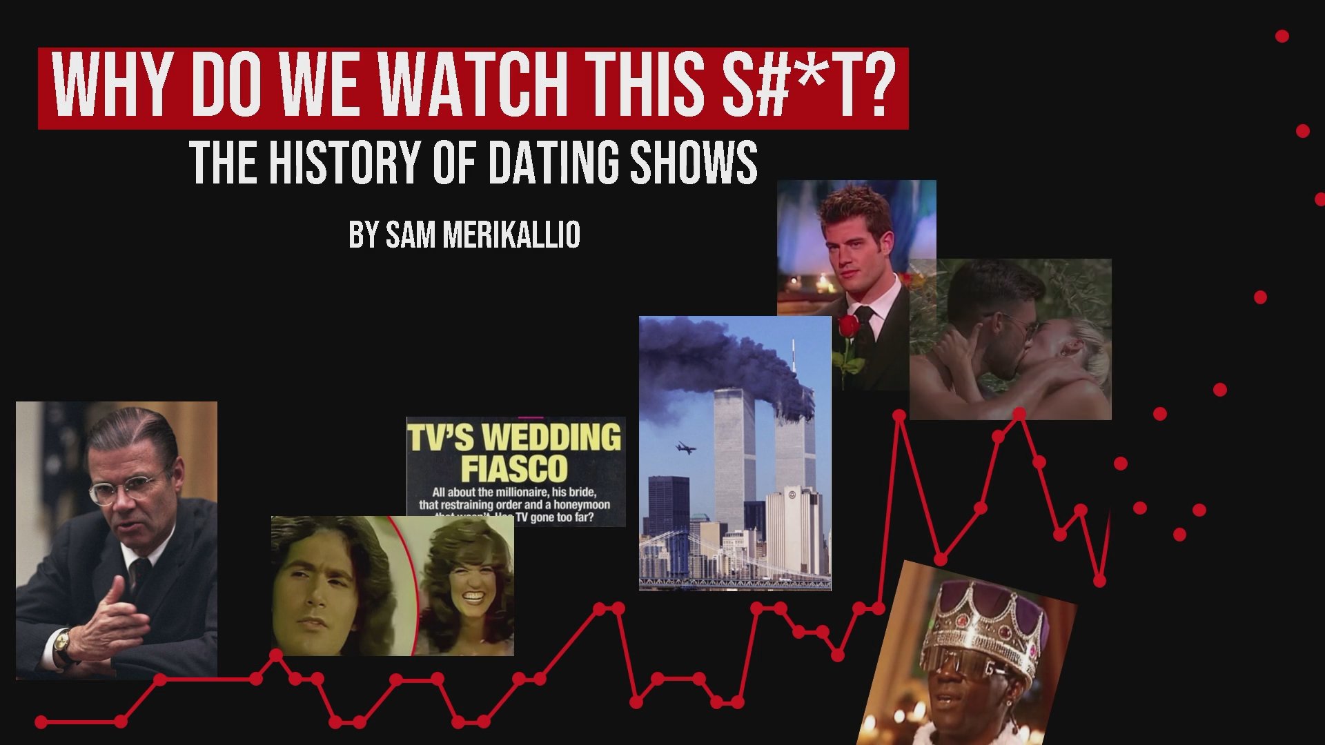 This documentary exploration traces the evolution of television dating shows, examining their cultural impact and historical trajectory through archival clips and analytical commentary.