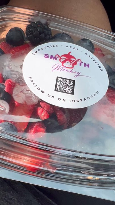 Smooth Monkey - Acia Banana Bowl - Juice Bars & Smoothies Near Me - Charlotte, North Carolina