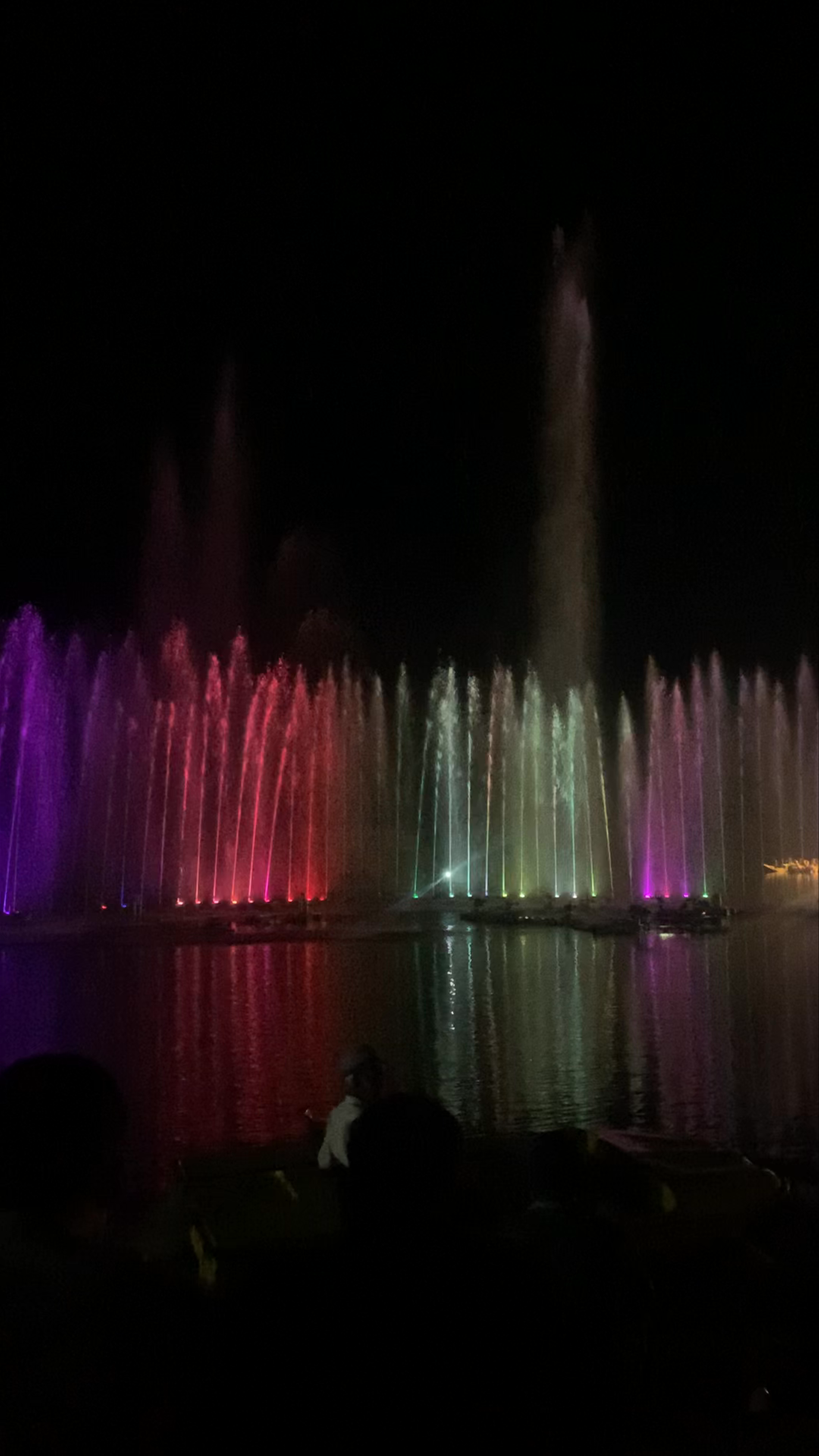Gadisar Lake Night Fountain Show in Jaisalmer