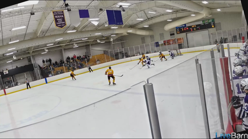 S. DuCharme #28 Forward PPG (Gold) - Tomah/Sparta High vs Onalaska
