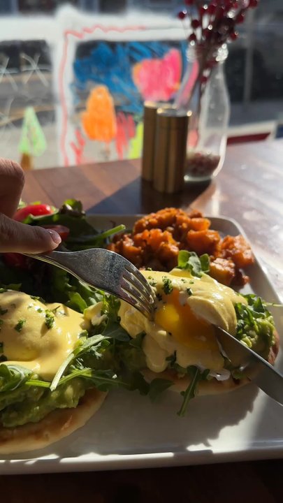 The Tasty Table - The  Avo Smash Eggs Benedict - American Near Me - Ossining, New York