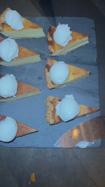 The Grey - Lemon lavender pie - sooo good !! - New American Near Me - Savannah, Georgia