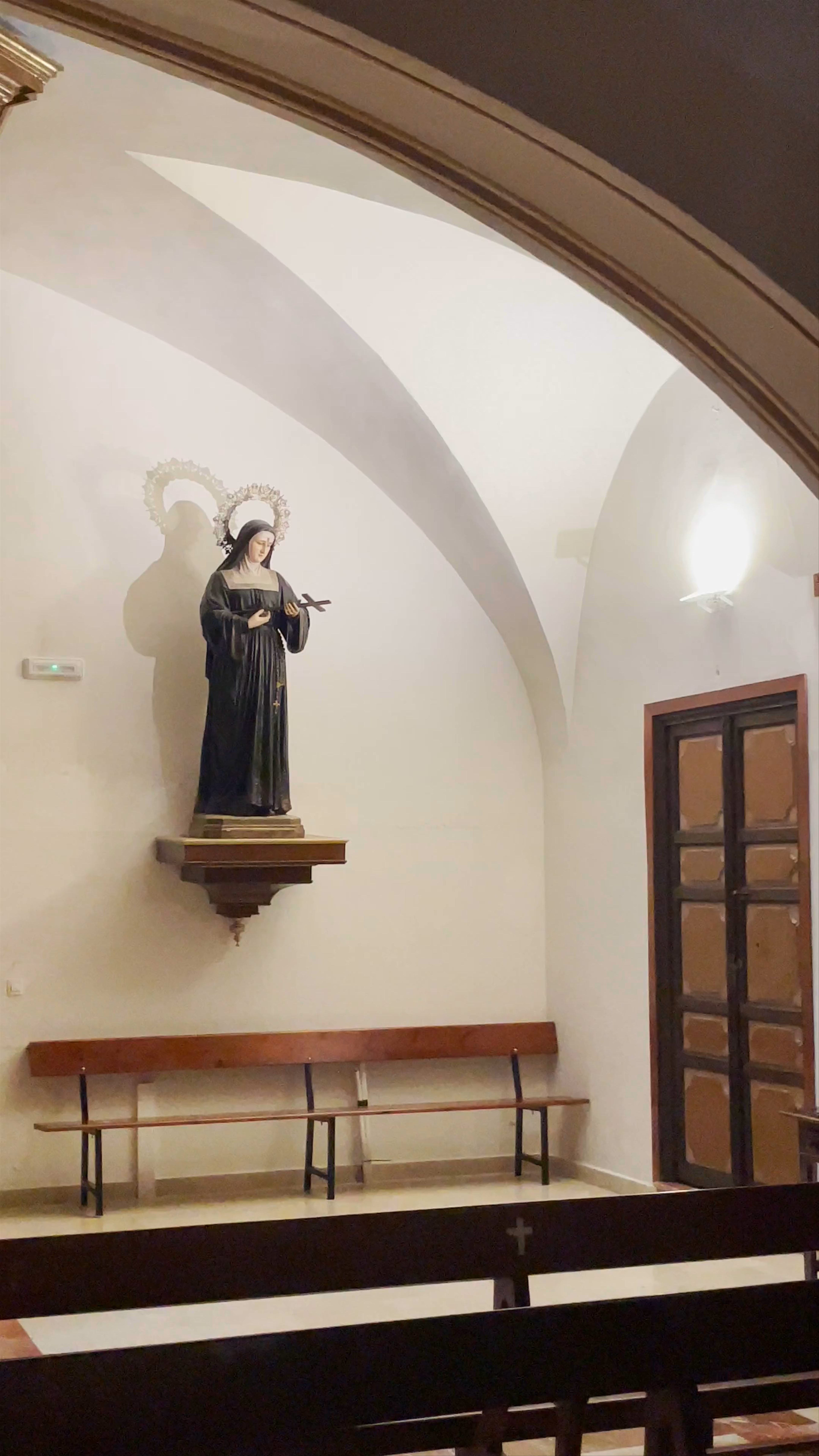 Serene Moments Inside Parroquia De San Miguel in Mula, Spain