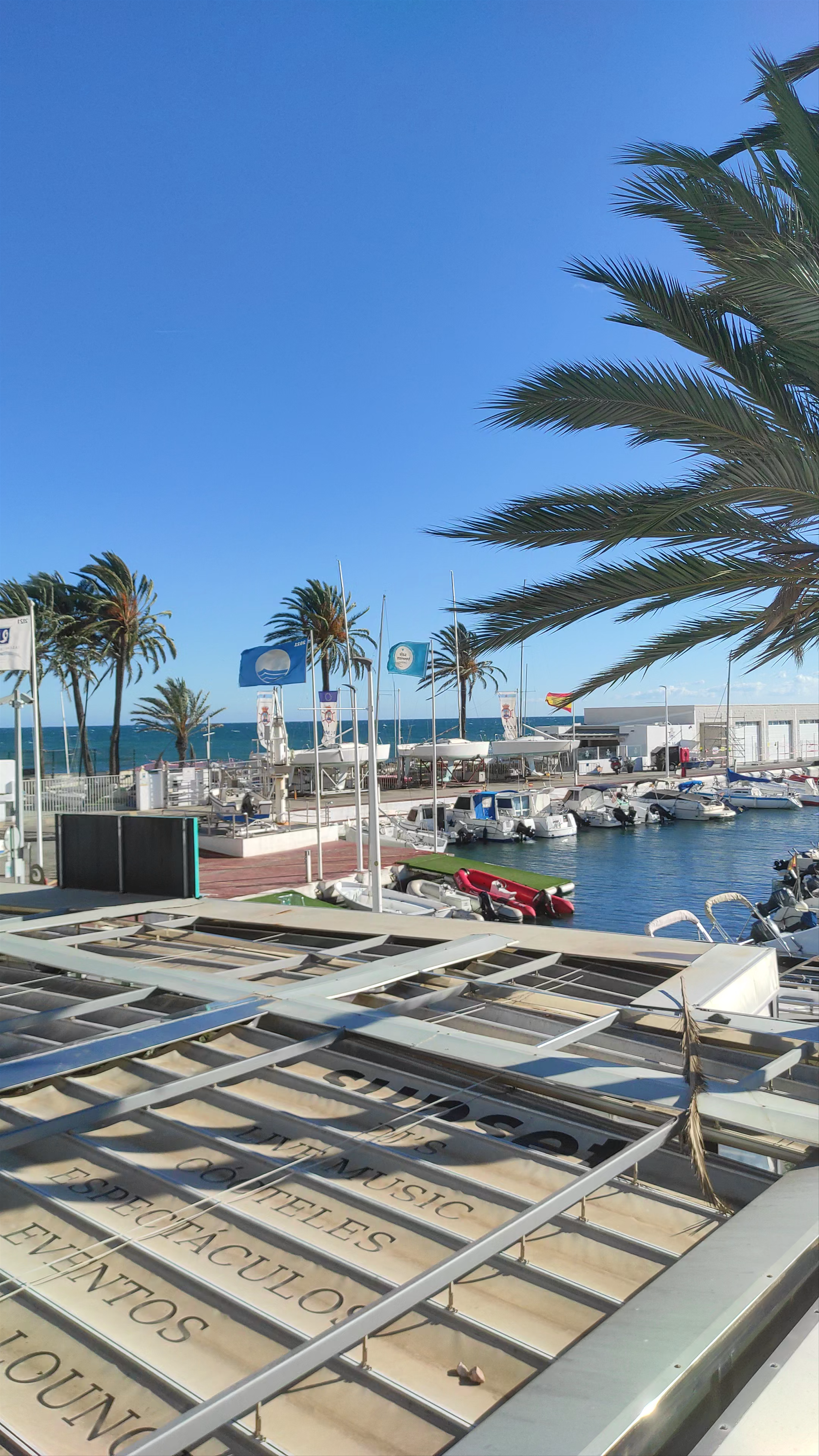 Sunny Stroll at Puerto Deportivo de Marbella Marina